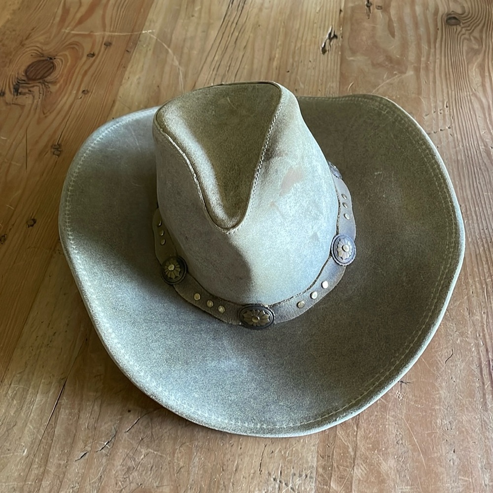 Vintage Minnetonka Leather Hat M